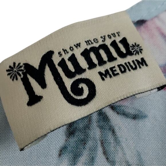 Show Me Your Mumu Baby Blue Floral Medium Riri Romper - Picture 4 of 6